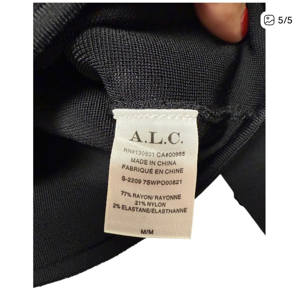 A.L.C. Long Sleeve Crop Top - Picture 3 of 3